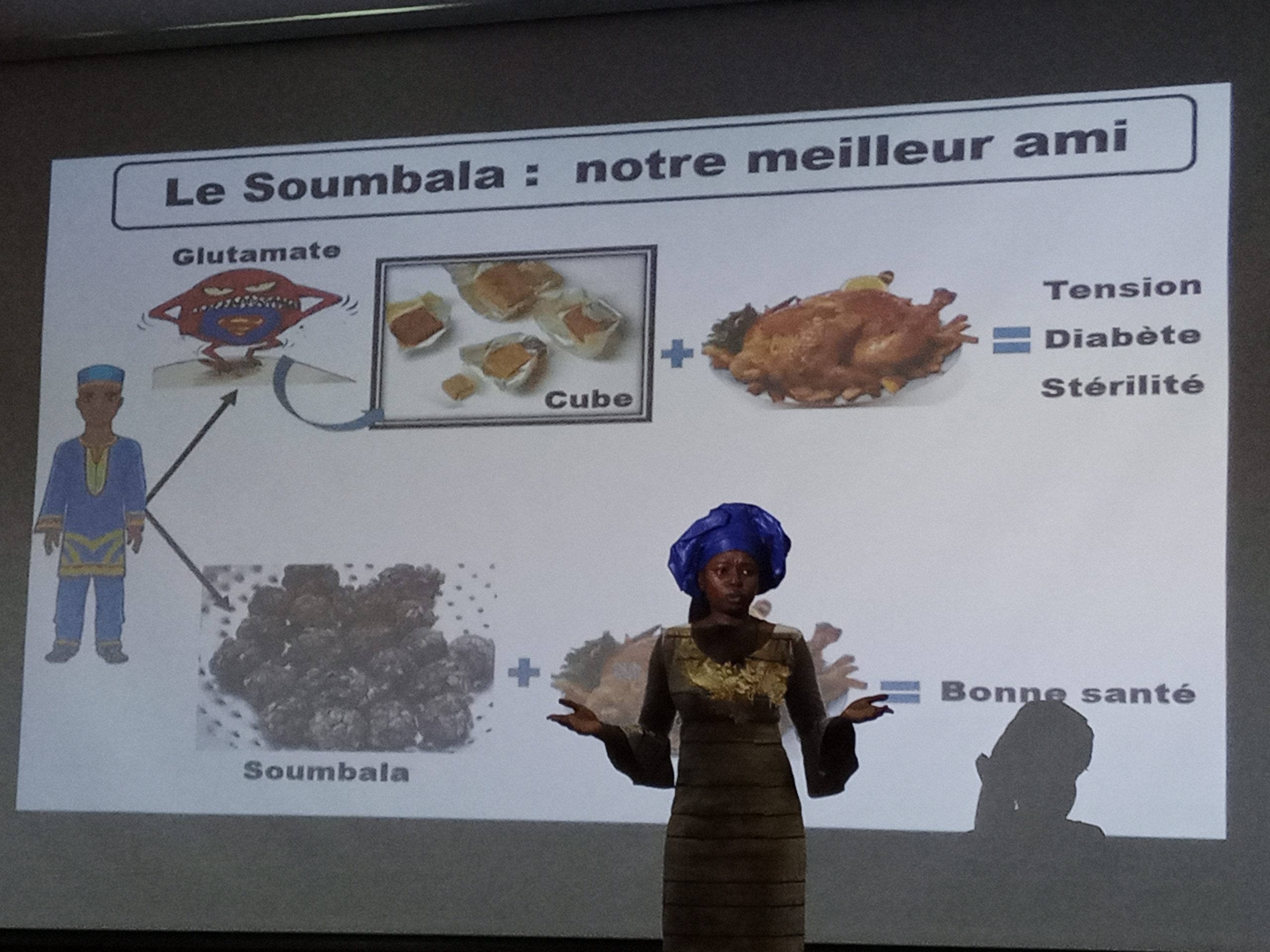 Burkina : Santé : Joëlle Yougbare encourage la consommation du Soumabala pour corriger la tension et améliorer la fertilité
