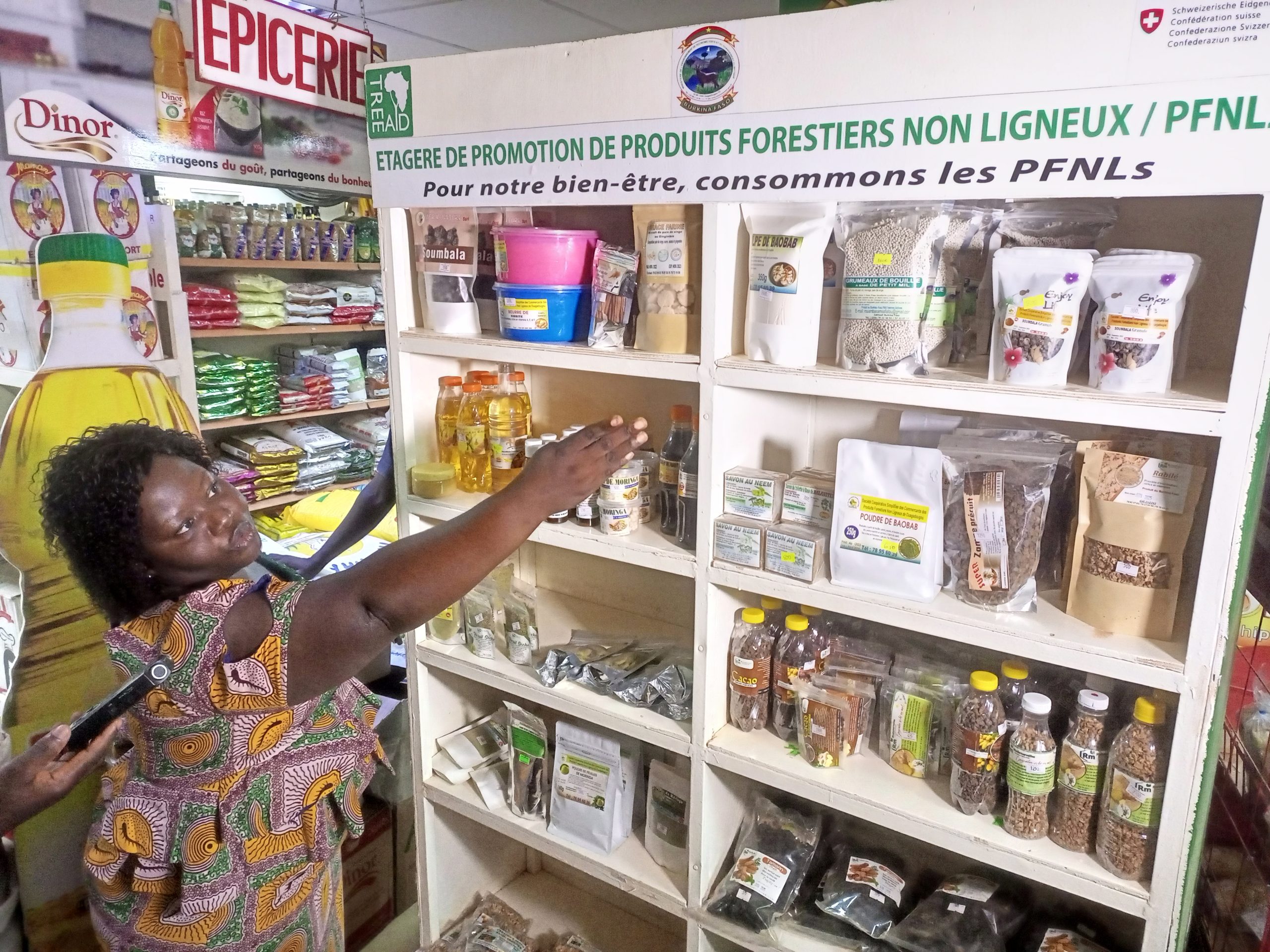 Burkina Faso : Avec Tree Aid, les PFNL conquièrent les étagères des grandes surfaces Ouagalaises
