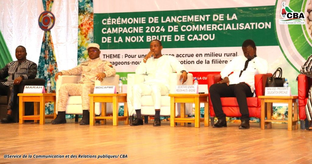 Commercialisation de la noix brute de cajou au Burkina : Pour 2024, le prix minimal bord champ du kilogramme fixé à 310 F CFA