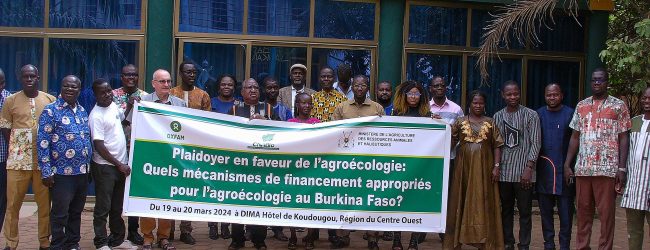 Burkina Faso : Le financement de l’agroécologie, objet de réflexion à Koudougou